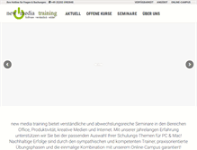Tablet Screenshot of nmtraining.de